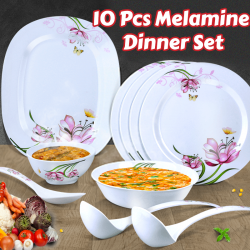 Royal Mark 10 Pcs Melamine ware Dinner Set, RMDS-9711